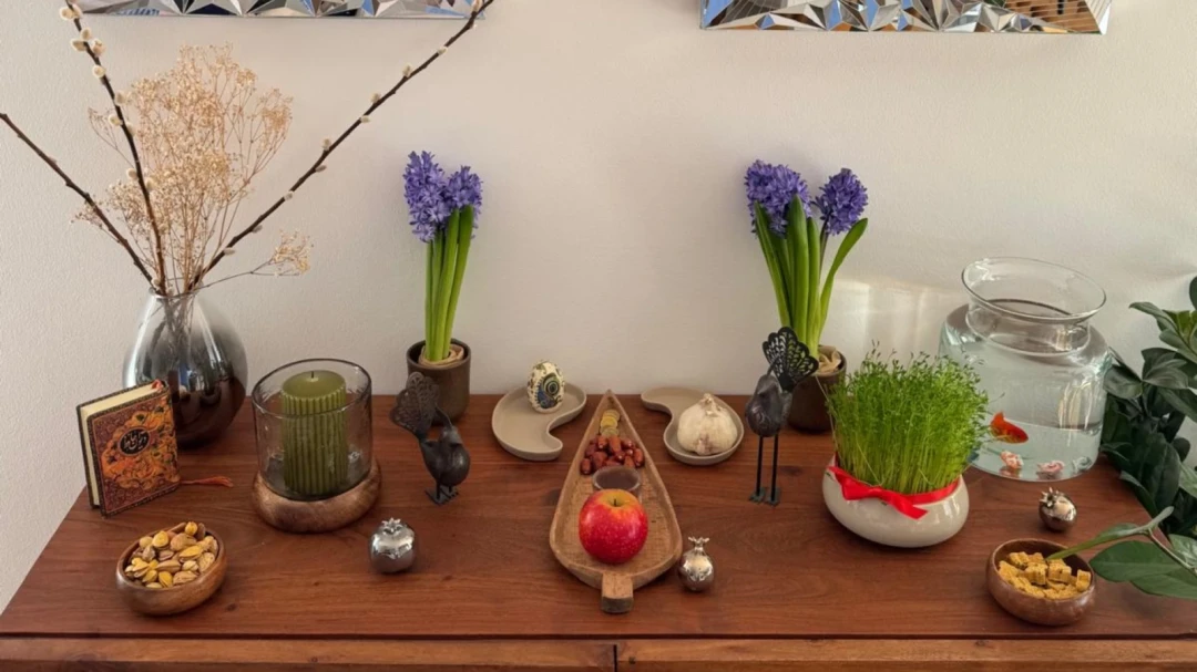 Nowruz Table, Photo by Malika Safaei