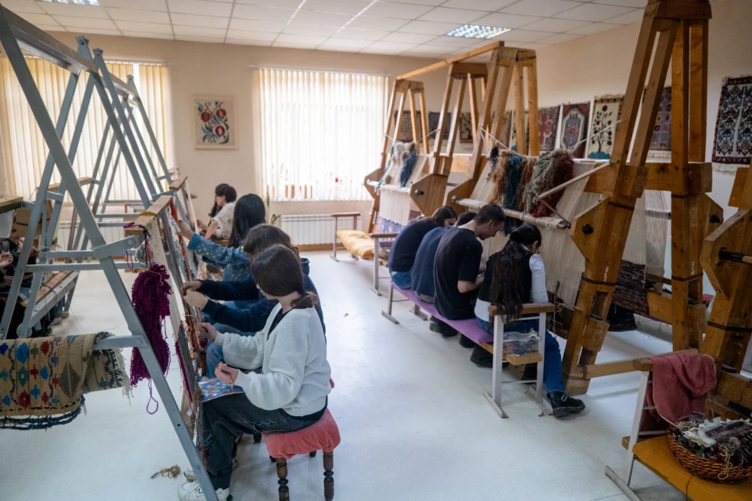 Students at Gyumri's Endanik Center