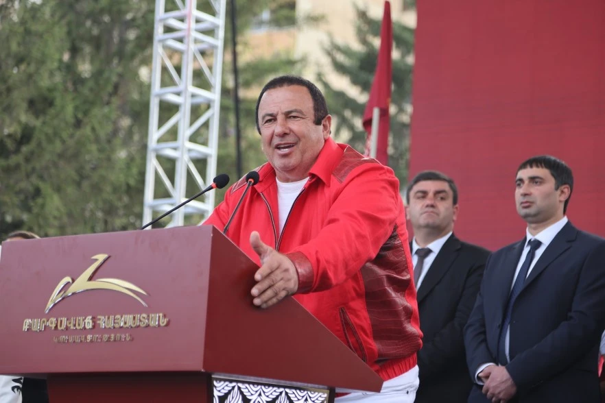 Prosperous Armenia party leader Gagik Tsarukyan charged with tax evasion