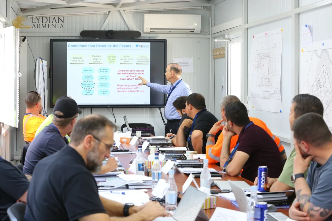 Անվտանգությունը՝ առաջնահերթություն. Լիդիան Արմենիայի մասնագետները վերապատրաստվել են TapRooT® միջազգային մեթոդաբանությամբ