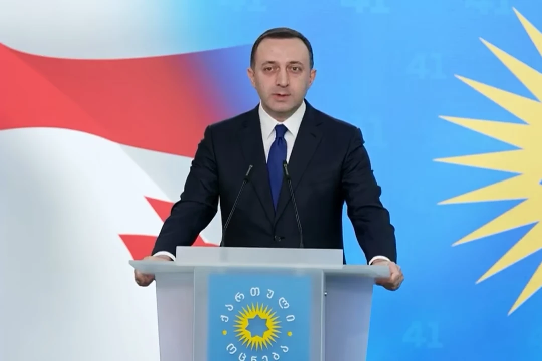 Իրակլի Ղարիբաշվիլին հրաժեշտի ճեպազրույցի ժամանակ