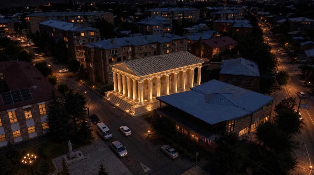 Proposed concept sketch for the Talin Museum.