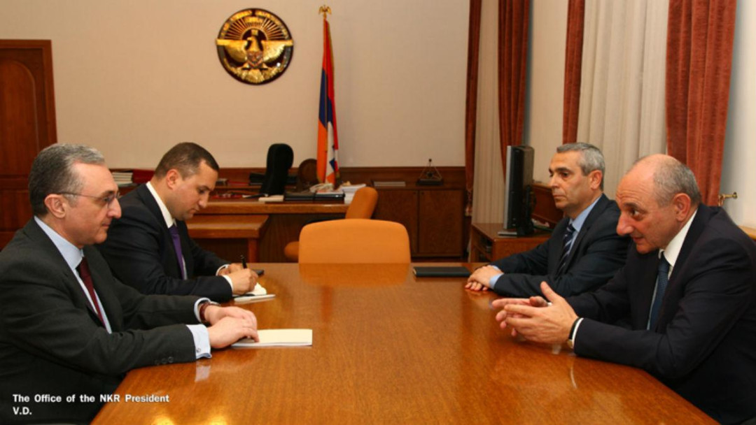 Արտգործնախարար Մնացականյանը Ստեփանակերտում հանդիպել է Բակո Սահակյանի հետ
