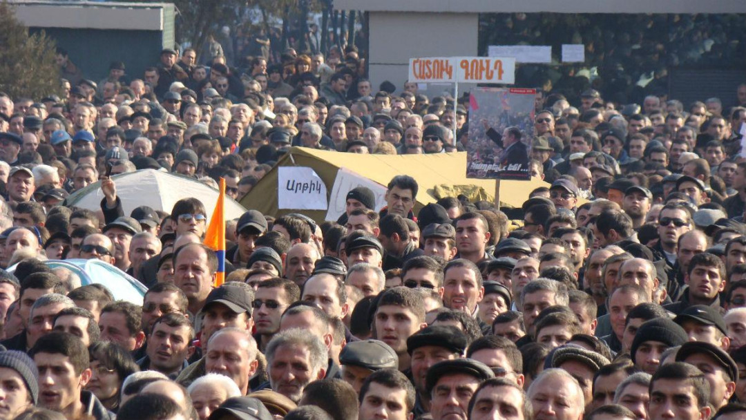 Փետրվարի 21, 2008. Նստացույց Ազատության հրապարակում
