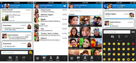 BlackBerry-ին թողարկել է BBM մեսենջերի iOS և Android տարբերակները