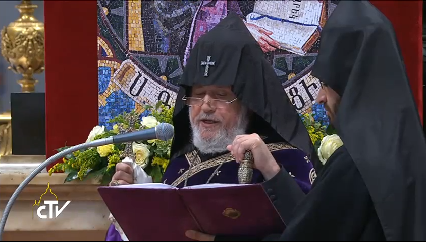 Catholicos Karekin II: Humanity was Unable to Prevent the Armenian Genocide