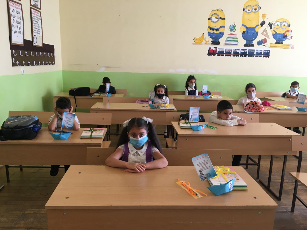 Արտասովոր սեպտեմբեր․ առաջին դասարանցիները գնացին դպրոց