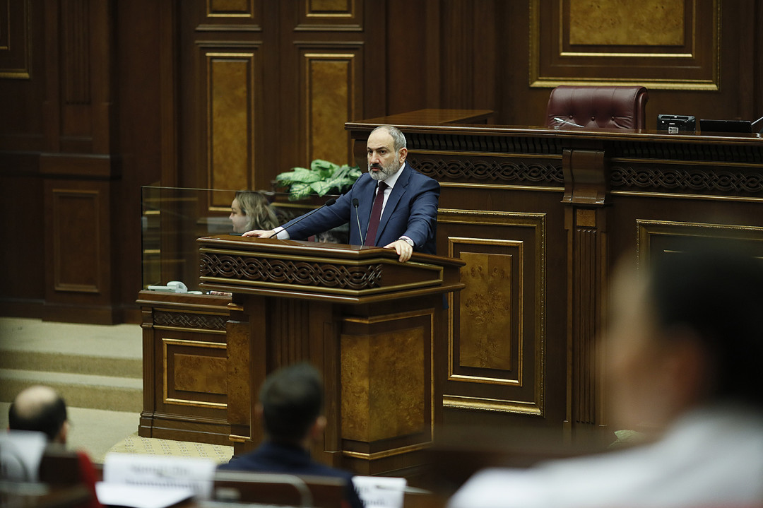 Pashinyan criticizes CSTO inaction in parliament speech