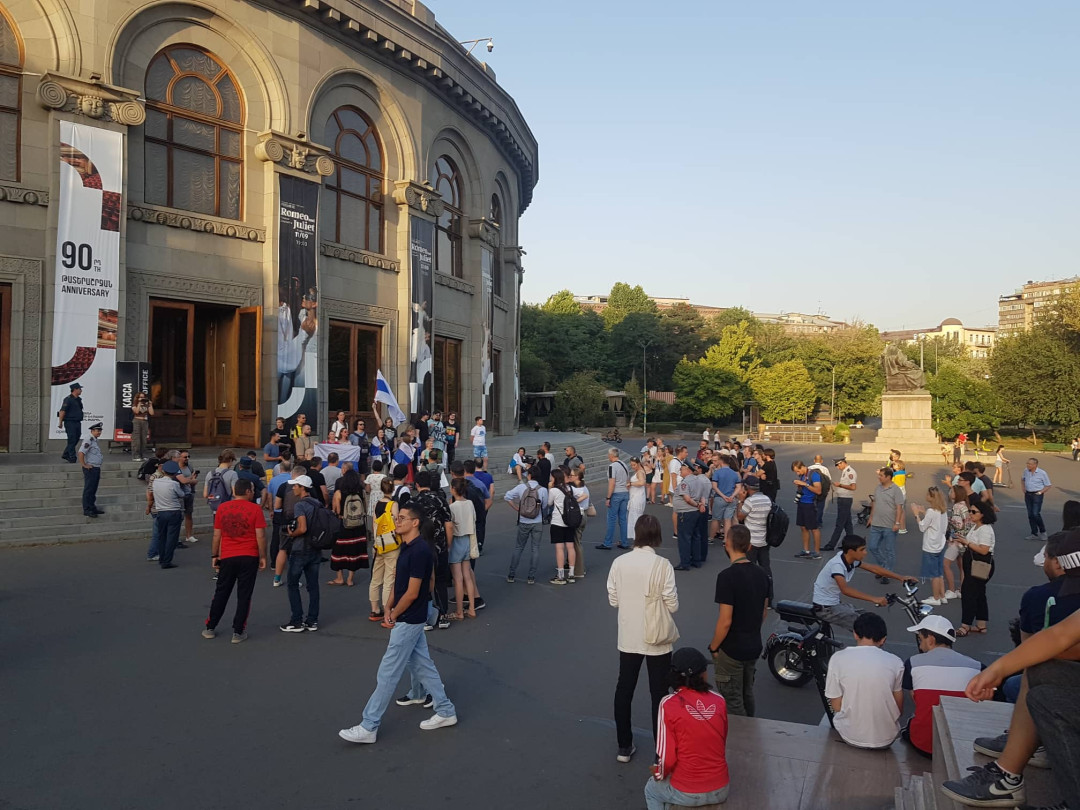22 arrested in Armenia for protesting Russia’s war in Ukraine