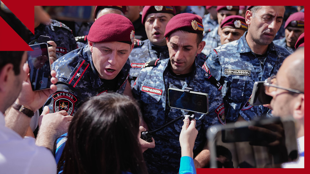 Special Forces Detain Students, Target Demonstrators in Yerevan