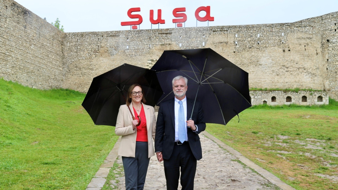 U.S. Ambassador to Azerbaijan Pays First Visit to Shushi Under Pressure from Baku