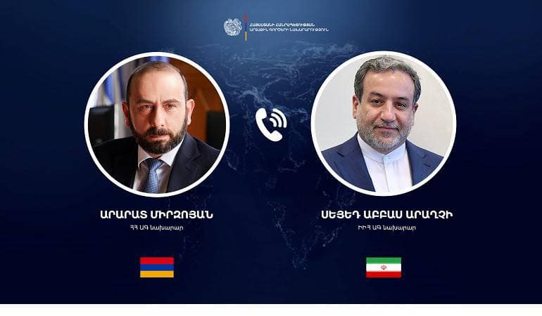 Միրզոյանը Իրանի նորանշանակ արտգործնախարարի հետ քննարկել է առաջիկա ծրագրերը