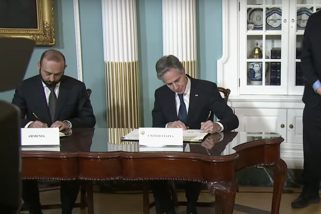 Armenia and United States sign historic strategic partnership charter