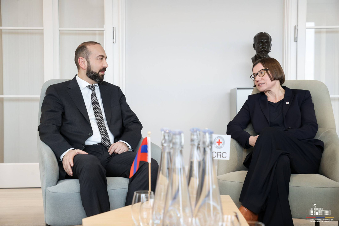 Արարատ Միրզոյանը ԿԽՄԿ նախագահի հետ քննարկել է հայ ռազմագերիների ազատ արձակման հարցը