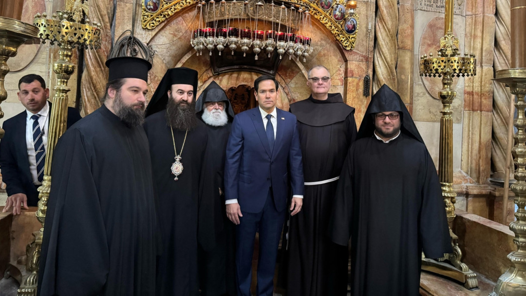 À Jérusalem, le secrétaire d'État américain Rubio évoque la présence des chrétiens en Israël