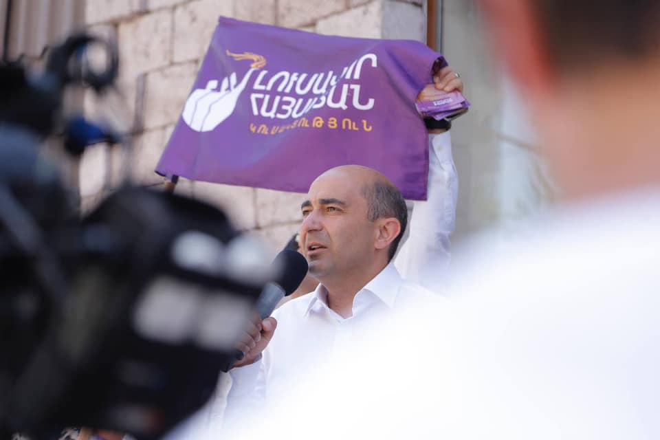 «Պատիվ ունեմ»-ը չի աջակցի Մարուքյանին, դեմ է «Փաշինյանին «Փաշինյան 2»-ով փոխարինելուն»