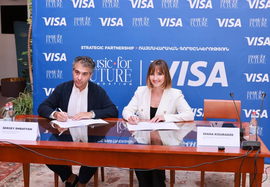 «Երաժշտություն հանուն ապագայի» հիմնադրամն ու Visa-ն ստորագրեցին ռազմավարական համագործակցության հուշագիր