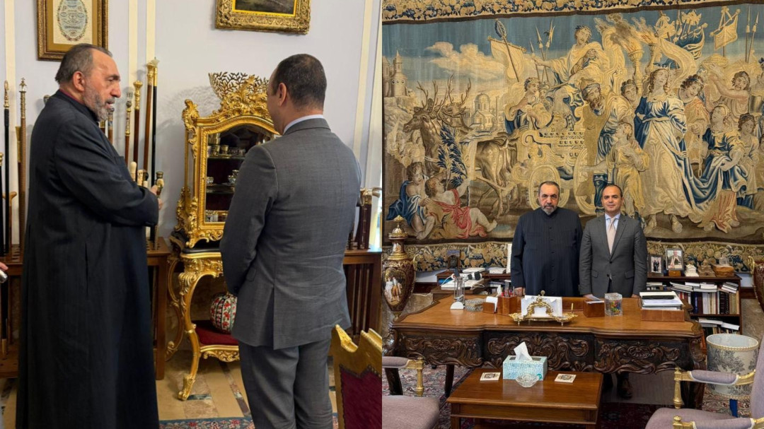 Սփյուռքի գլխավոր հանձնակատարը հանդիպել է Երուսաղեմի Հայոց Պատրիարքին