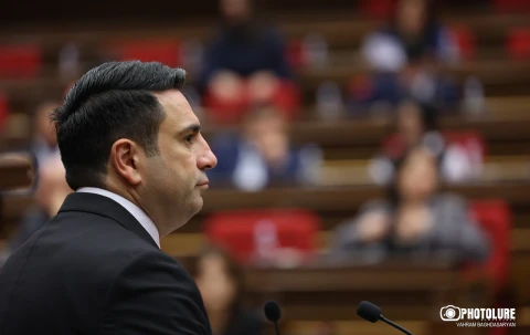 Armenia could quit Russian-led blocs if sanctions imposed, parliament speaker says