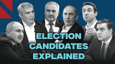 Who are the candidates in Armenia’s parliamentary elections?
