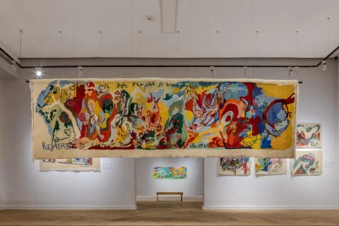 Artsakh’s displaced weavers take on contemporary art at the National Gallery