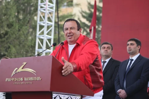Prosperous Armenia party leader Gagik Tsarukyan charged with tax evasion