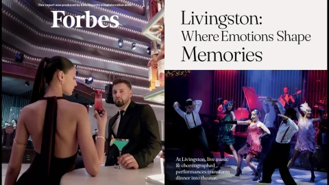 Forbes-ը՝ Լիվինգսթոն ռեստորանի մասին․ վայր, որտեղ զգացմունքները ձևավորում են հիշողություններ