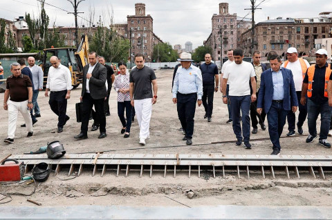 Փաշինյանը ծանոթացել է Կիևյան կամրջի հիմնանորոգման աշխատանքների ընթացքին