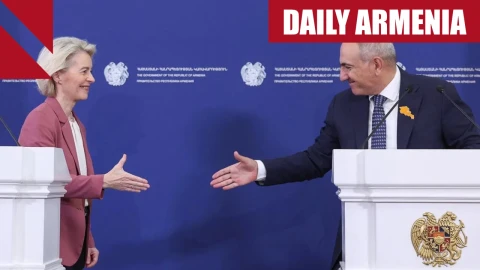 In Yerevan, von der Leyen announces new EU trade support for Armenia