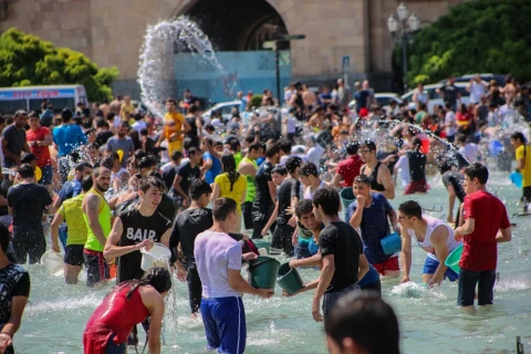 Vardavar: Armenia's nationwide water festival