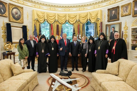 Armenian government brings clerics to Trump as Etchmiadzin stays silent