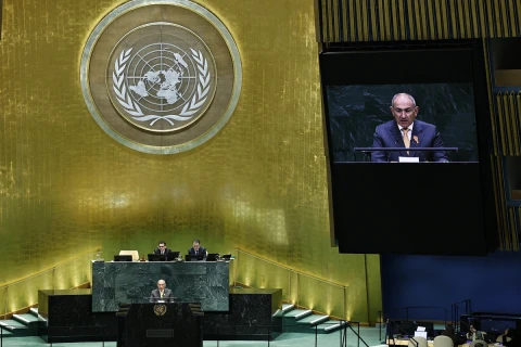 Pashinyan addresses ‘Caucasian Albanian’ controversy at United Nations
