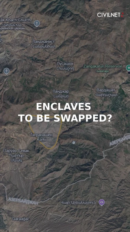 Armenia and Azerbaijan may exchange enclaves in a land swap deal