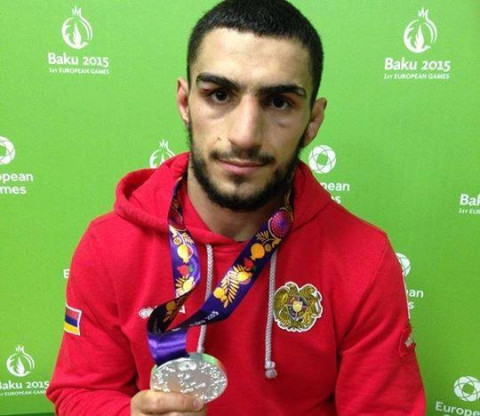 Armenian Wrestler Wins Silver Medal at European Games