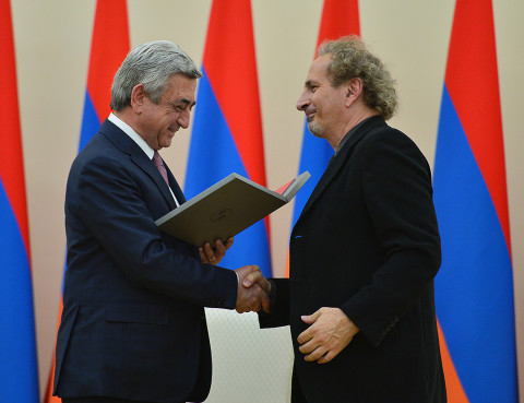 Փիթեր Բալաքյանն արժանացել է ՀՀ նախագահի 2015թ. մրցանակի