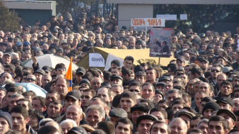 Փետրվարի 21, 2008. Նստացույց Ազատության հրապարակում