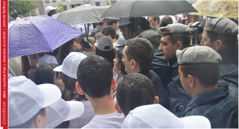 Բախումներ Մաշտոցի պուրակում. ֆոտոշարք