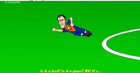 Իսպանիա - Հոլանդիա. cartoon format