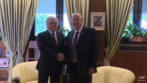 Shared History? Nalbandyan Meets President of Israel