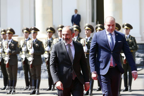 Visite du Premier ministre de la Géorgie en Arménie