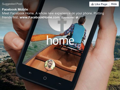 Facebook Home-ը բեռնվել է ավելի քան 500 հազ. անգամ