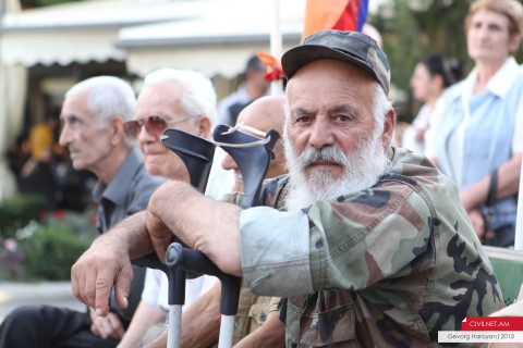 Ազատամարտիկների հանրահավաքը. ֆոտոշարք