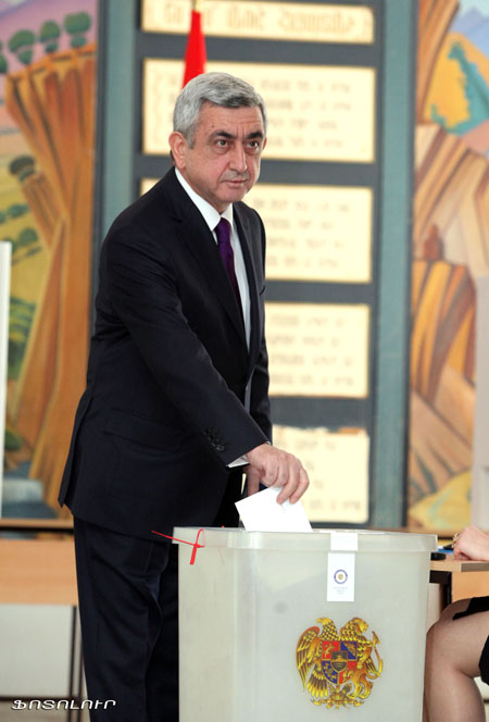 Ս. Սարգսյանը քվեարկել է ավելի հարմարավետ Երևանի համար