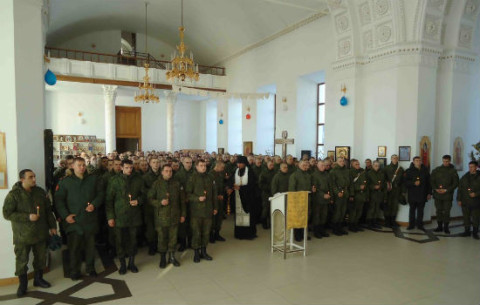 Requiem Service Held at Russian Military Base in Gyumri