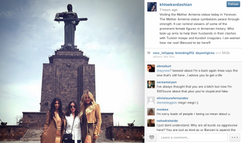 International Press Coverage of Kim Kardashian’s Visit to Armenia