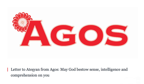 Two Voices of Turkish Armenian Society: AGOS Replies to Archbishop Ateşyan's letter to Edrogan