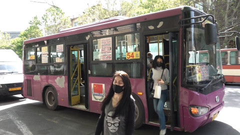 Public Transport Reopens Despite All Time High in Covid Cases in Armenia