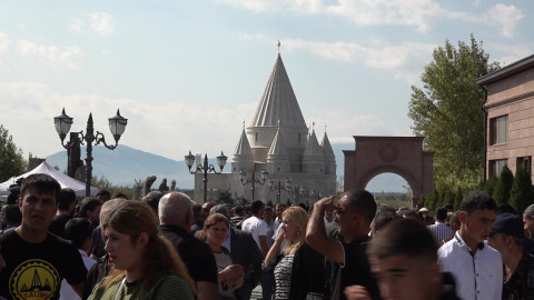 Բացվեց եզդիների ամենամեծ տաճարը