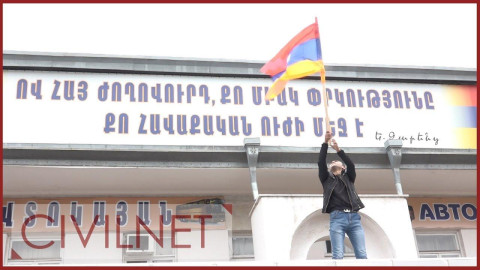 Ստեփանակերտ․ դրվագներ հունիսի 3-ի ցույցից