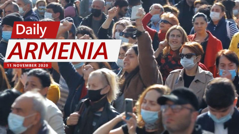 Protests in Yerevan Demand Karabakh Peace Deal be Scrapped and Pashinyan Resign